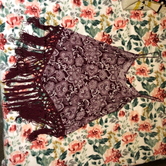 Fringe printed tank top - Picture 1 of 3